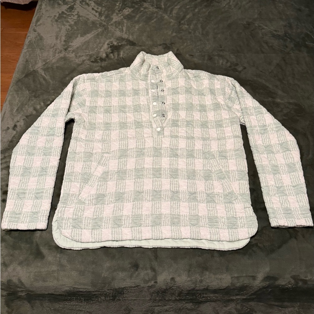 Marine Layer - Iris Quilted Pullover (small)